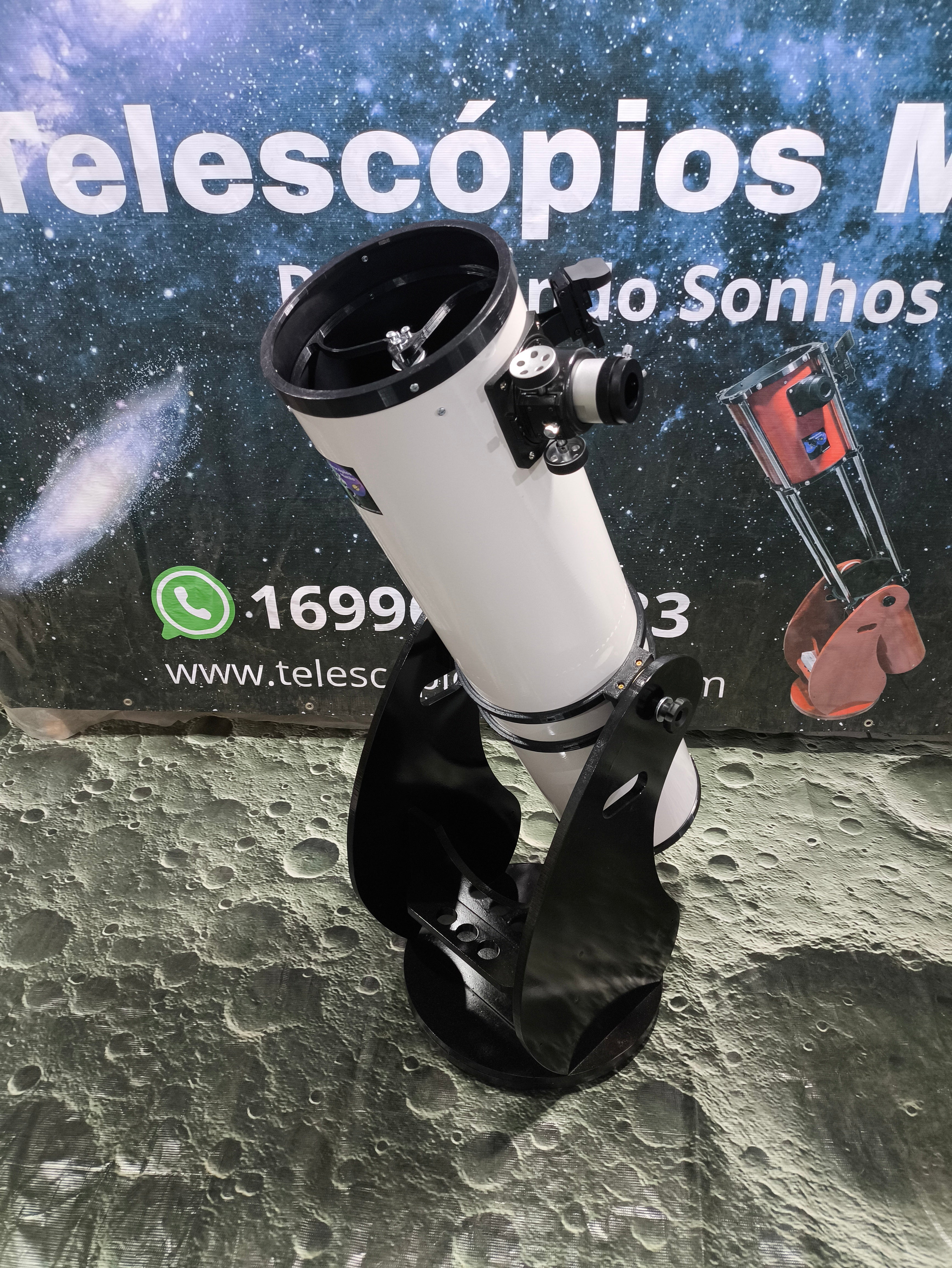Telescópio Reflector newtoniano 200mm F/5 DF1000mm astrofotografias