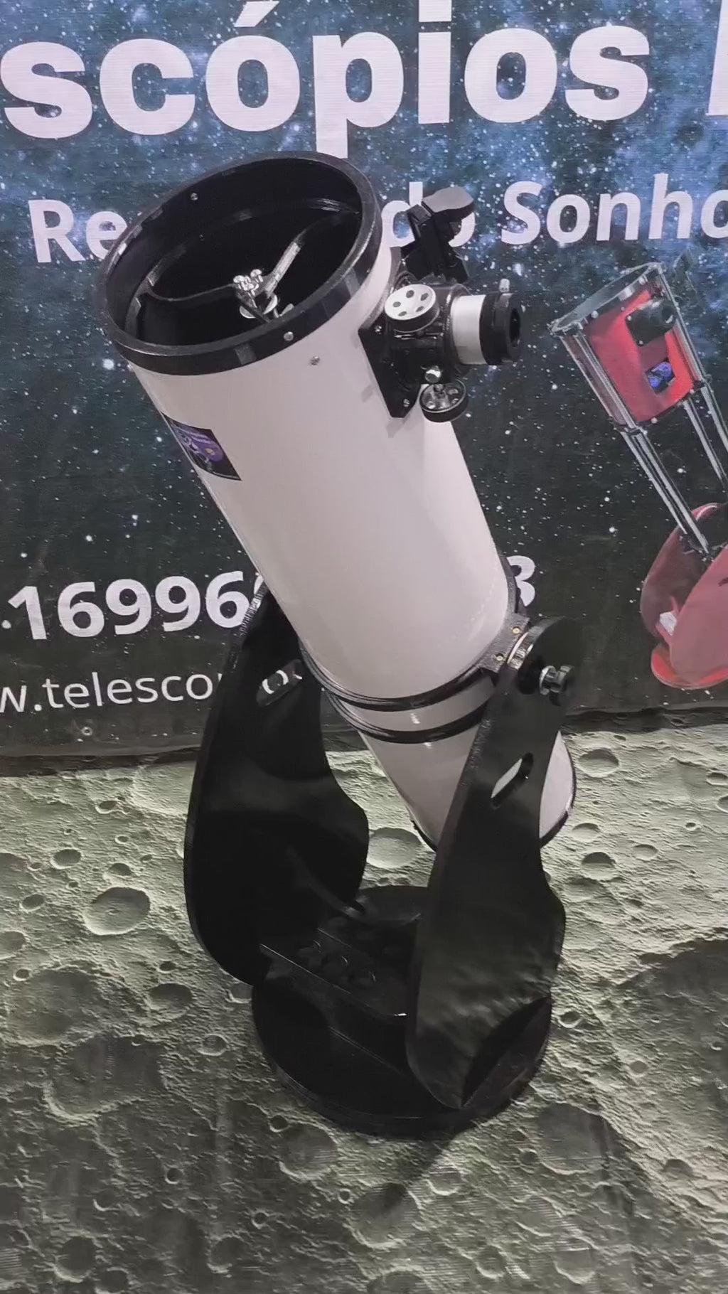 Telescópio Reflector newtoniano 200mm F/5 DF1000mm astrofotografias