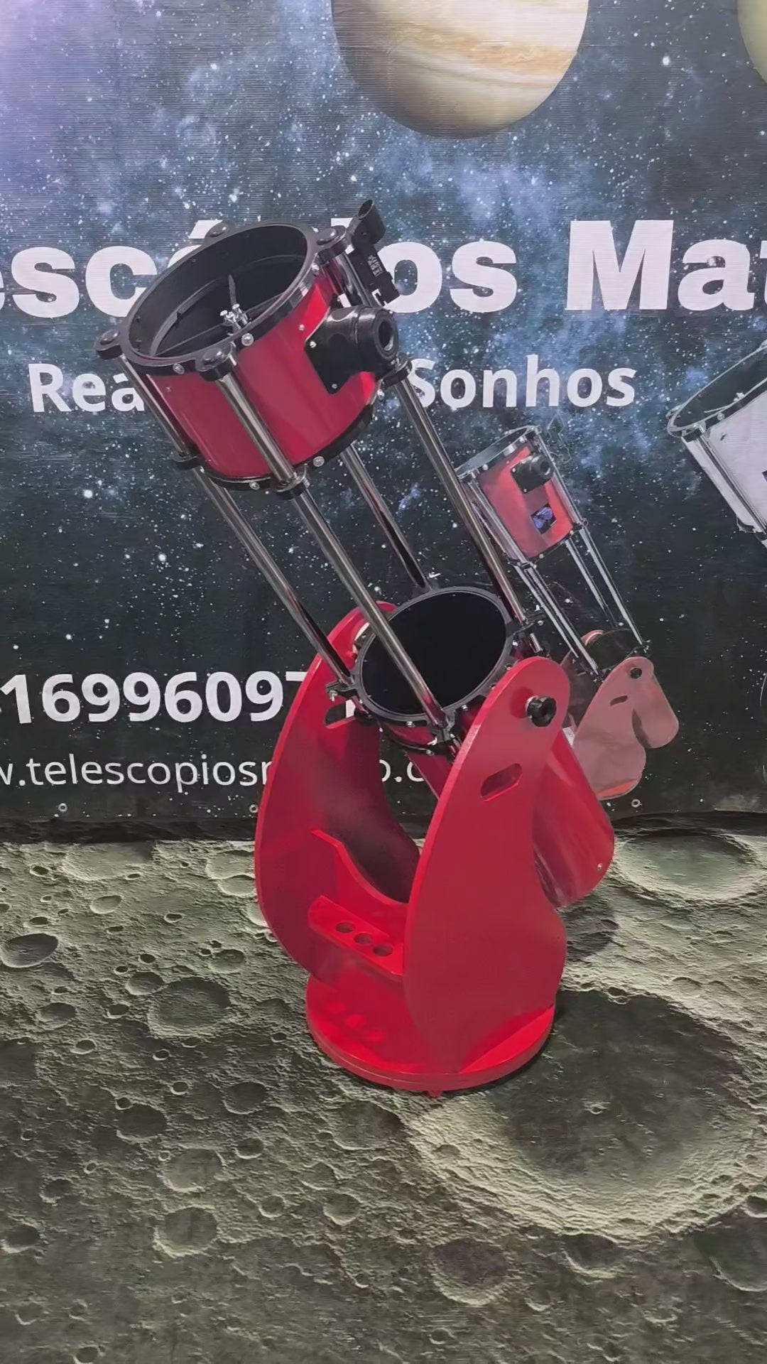 Telescópio newtoniano Dobsoniano 200mm f/8 retrátil Matão