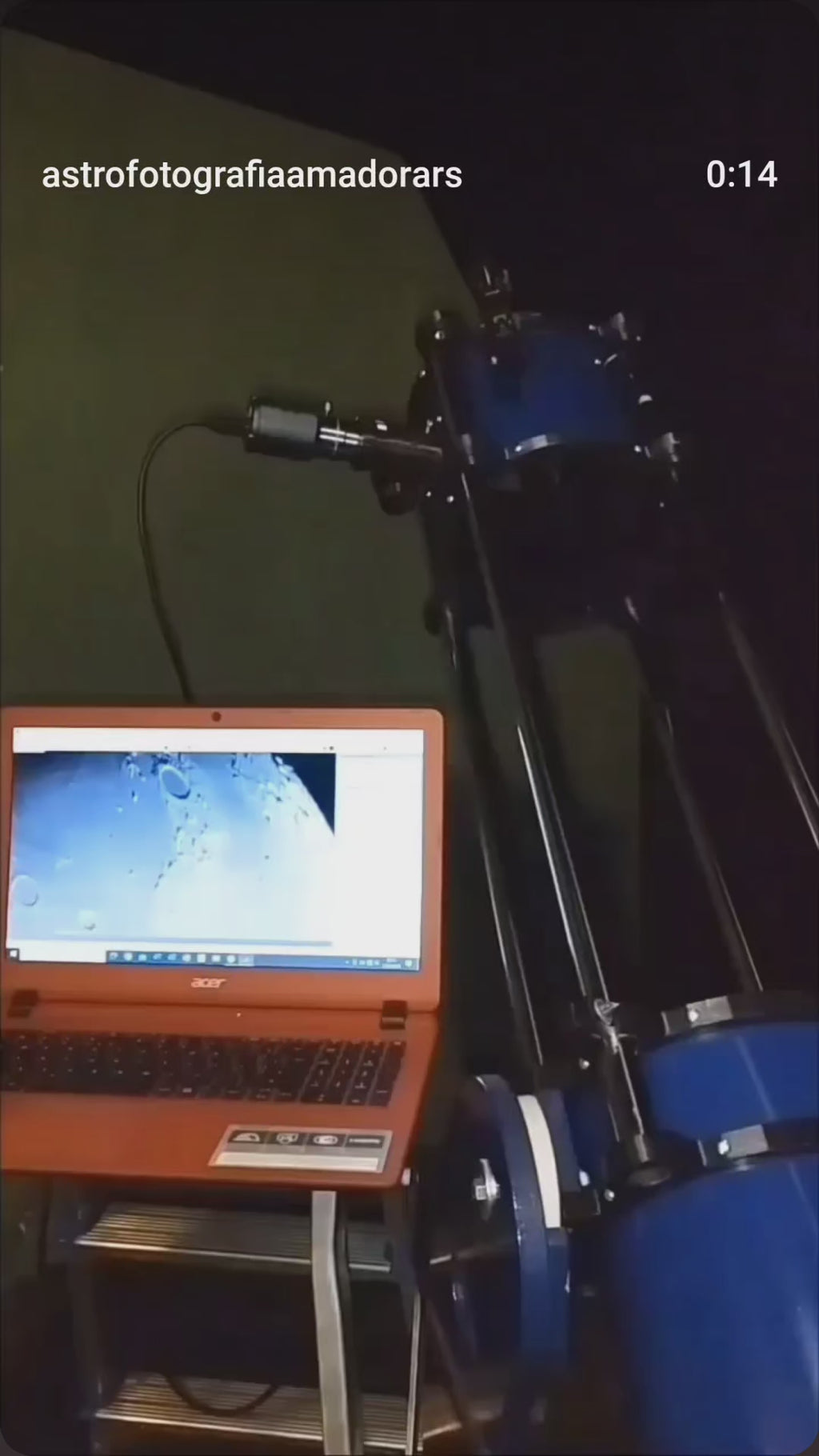 Telescópio newtoniano Dobsoniano 160mm f/8 retrátil Matão